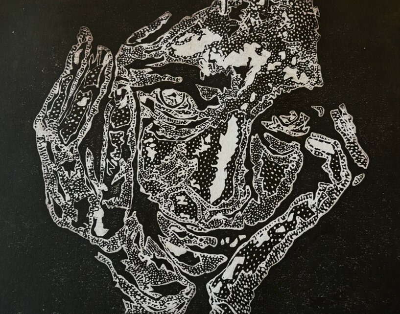 Ensayo II, Grabado en aluminio, aguafuerte